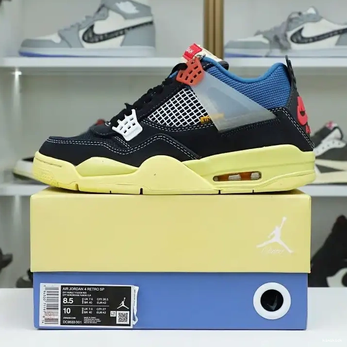 X NOIR' RETRO Kimikick UNION LA AIR 4 'OFF JORDAN 0527